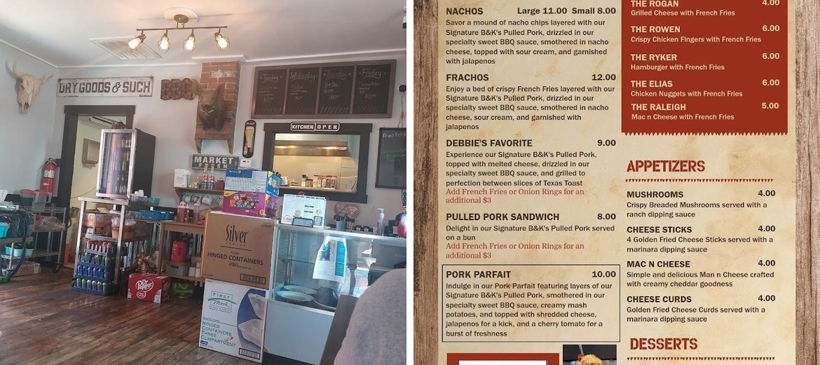 752 Cafe Menu