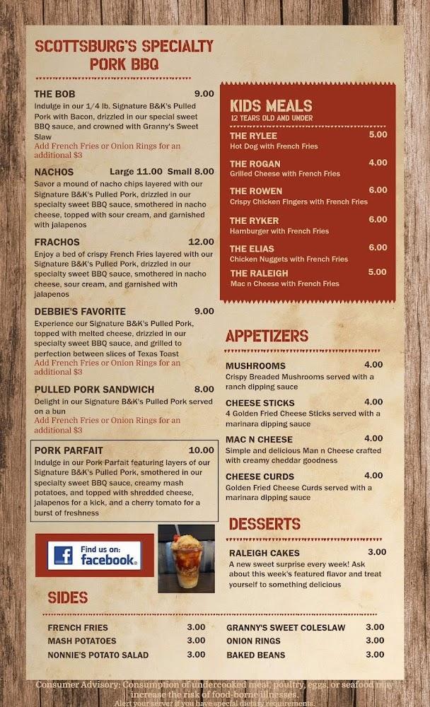752 Cafe Menu image 1